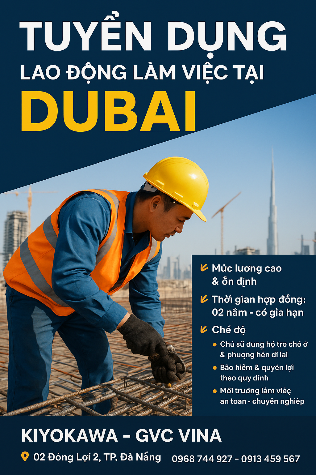 Tuyển Dụng Lao Động Đi Làm Việc Tại Du Bai