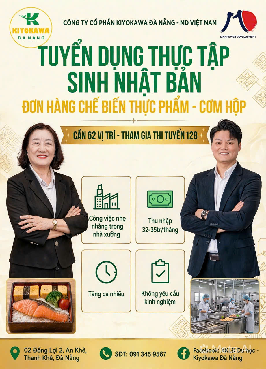 CƠ HỘI LÀM VIỆC TẠI NHẬT BẢN