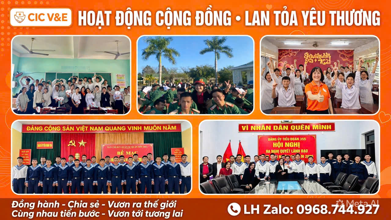 HOẠT ĐỘNG CỘNG ĐỒNG – LAN TỎA YÊU THƯƠNG