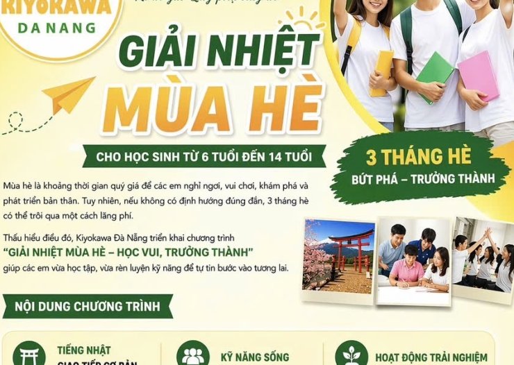 GIẢI NHIỆT MÙA HÈ – NẠP NĂNG LƯỢNG, BỨT PHÁ TƯƠNG LAI
